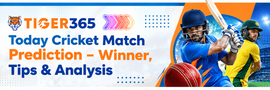 Today Cricket Match Prediction with winner analysis, pitch report, toss and playing XI